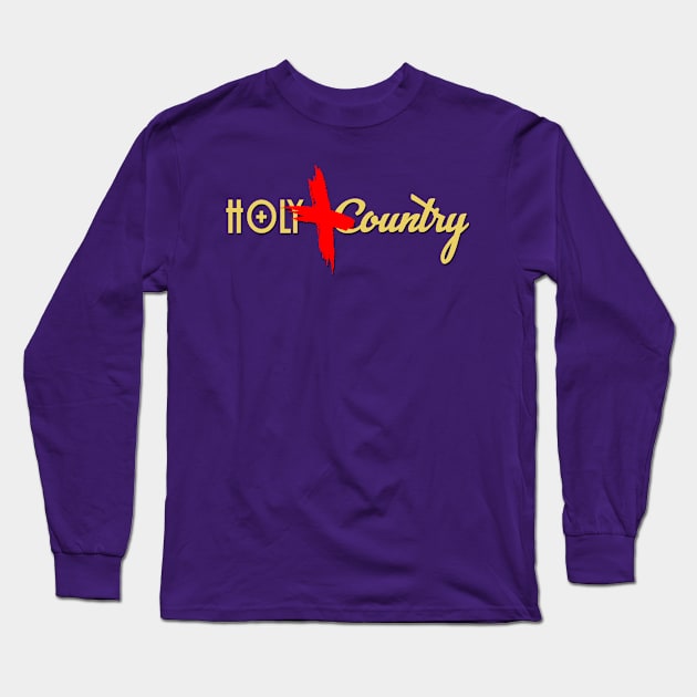 Holy Cross Country Long Sleeve T-Shirt by MonkeyKing